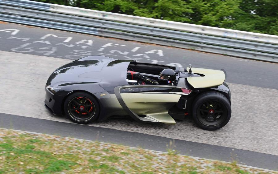  Peugeot EX1 at the Nurburgring Nordschleife 2011 года  (фото 3 из 3)